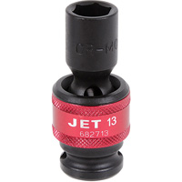 Universal Socket, Impact, 13 mm, 1/2" Drive, 6 Points Superchem Industries