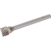 Solid Carbide Burrs - Cylinder Shape with End Cut, SB-1, 1/4" Dia., 1/4" Shank, 5/8" Depth of Cut Superchem Industries