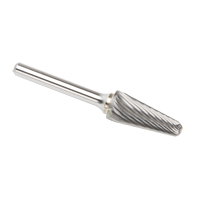 Solid Carbide Burrs - Taper Shape Radius End 14°, 1/4" Shank Superchem Industries