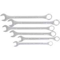 Jeux de cl&eacute;s mixtes combin&eacute;es longues enti&egrave;rement polies, Combinaison, 6 morceaux, Imp&eacute;rial Superchem Industries
