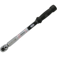 Cl&eacute; dynamom&eacute;trique &agrave; t&ecirc;te fine pour usage intensif, &agrave; cliquer, Entraînement 3/8" carr&eacute;, 10 - 80 lb-pi Superchem Industries