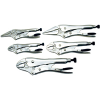LPS-5 Super Heavy-Duty Locking Pliers Se, 5 Pieces Superchem Industries