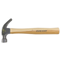 Hickory Handle Claw Hammer, 16 oz., Wood Handle, 13" L Superchem Industries