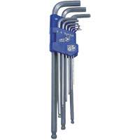 JBHK-9XLM Extra Long Ball Nose Hex Key Set, 9 Pcs., Metric Superchem Industries
