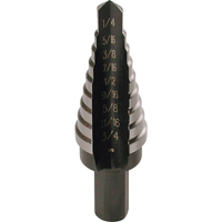 Step Drills, 1/16" Increments Superchem Industries
