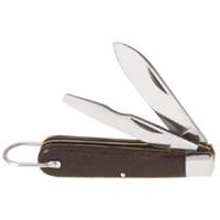 2-Blade Pocket Knife, 2-1/2" Blade, Carbon Steel Blade, Plastic Handle Superchem Industries