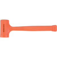 Dead Blow Hammer, 24 oz., Textured Grip, 12-3/4" L Superchem Industries