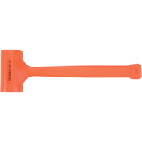 Dead Blow Hammer, 32 oz., Textured Grip, 13-1/4" L Superchem Industries