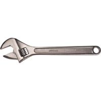 Adjustable Wrench, 18" L, 2-1/4" Max Width, Black Superchem Industries