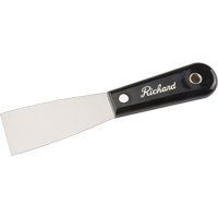 Putty Knife Stiff, Steel Blade, 1-1/2" Wide, Polypropylene Handle Superchem Industries