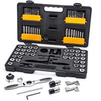 SAE/Metric Ratcheting Tap & Die Set, 77 Pieces Superchem Industries