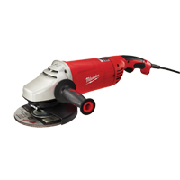 Non-Lock On Large Angle Grinder with Trigger Grip, 7"/9", 120 V, 15 A, 6000 RPM Superchem Industries