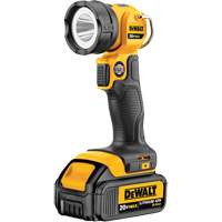 Lampe de travail Max, DEL, 110 lumens, 11 hres de fonctionnement, Bloc-pile Rechargeable, Plastique Superchem Industries