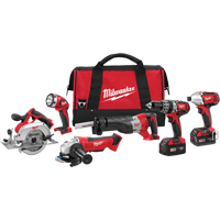 M18 Cordless 6-Tool Combo Kit, Lithium-Ion, 18 V Superchem Industries