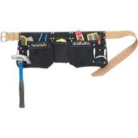 Journeyman's Carpenter Tool Belt, Leather, Black Superchem Industries