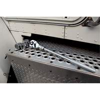 24-Tooth Quick Release Teardrop Ratchet, 3/4" Drive, Plain Handle Superchem Industries