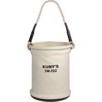 Heavy-Duty Buckets, 11" L x 11" W x 16" H, Canvas, Beige Superchem Industries