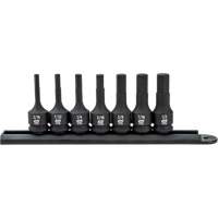 Hex Bit Impact SAE Socket Set, 7 Pieces Superchem Industries