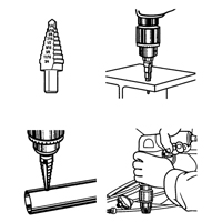 Step Drills, 1/32" Increments Superchem Industries