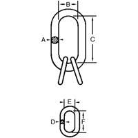 Maillon maître Cam-Alloy Superchem Industries