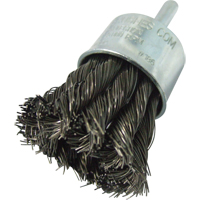 Knotted Wire End Brushes, 1" Dia., 0.014" Wire Dia., 1/4" Shank Superchem Industries