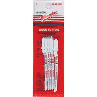 Lame de scie sauteuse, Bim&eacute;tal, Tige en T, 3" lo, 20 dents par pouce Superchem Industries