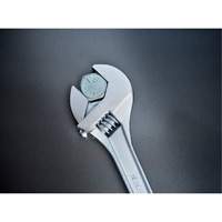 Adjustable Tapered Handle Wrench - Carded, 15" L, 1-11/16"/43 mm Max Width, Chrome/Polished Superchem Industries