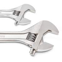Wrench Set, Adjustable, 2 Pieces, Imperial and Metric Superchem Industries