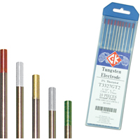 &eacute;lectrodes de tungst&egrave;ne, 0,020" dia. x 7" lo Superchem Industries
