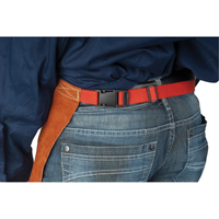 Tablier en cuir, Taille, 24" lo, Lava Brown Superchem Industries