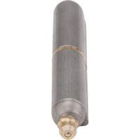 Weld-On Hinge, 0.512" Dia. x 3.15" L, Mild Steel w/Fixed Steel Pin Superchem Industries