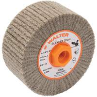 Tambour de conditionnement de surface Blendex, 4-1/4" dia. x 2" la, 5/8"-11 Arbre, Grain Fin Superchem Industries