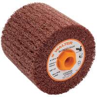 Tambour de conditionnement de surface Blendex, 4-1/4" dia. x 4" la, 5/8"-11 Arbre, Grain Cors&eacute; Superchem Industries