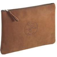 Contractor's Leather Portfolio Zipper Bag, Tool Holder, Leather, 1 Pockets Superchem Industries