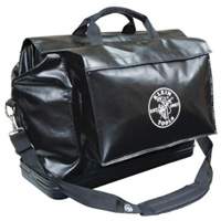 Equipment Bag, Vinyl, 2 Pockets, Black Superchem Industries