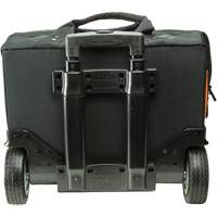 Tradesman Pro Rolling Tool Bag, Ballistic Polyester, 24 Pockets, Black/Orange Superchem Industries