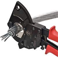 Coupe-c&acirc;ble &agrave; cliquet pour conducteurs en aluminium &agrave; &acirc;me d'acier, 13-3/4" Superchem Industries