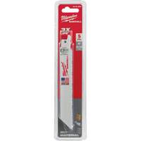 High Performance Super Sawzall&reg; Blades, Bi-Metal, 8.5 TPI, 6" L x 3/4" W Superchem Industries