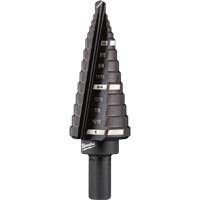 #8 Step Drill Bit, 1/2" - 1" , 1/16" Increments, High Speed Steel Superchem Industries