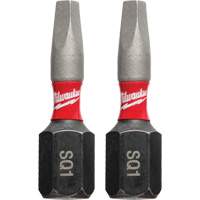 Shockwave Insert Bits, Square, #1, 1/4" Drive Superchem Industries