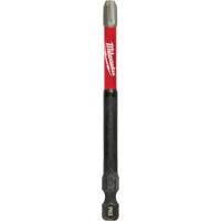 Shockwave Impact Power Bit, Phillips, #3 Tip, 1/4" Drive Size, 3-1/2" Length Superchem Industries