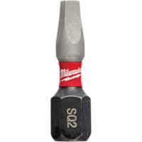 Shockwave Impact Insert Bit, Square, #2, 1/4" Drive Superchem Industries