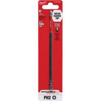 Embouts Shockwave Phillips, Phillips, Embout #2, Prise 1/4", Longueur 6" Superchem Industries