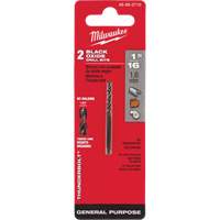 Thunderbolt&reg; Jobber Drill Bit, High Speed Steel, 1/16", 1-7/8" L, 7/8" Flute, 135° Point Angle Superchem Industries