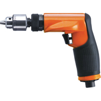 14CF Series Non-Reversible Drill, 38 CFM, 1/4", 80 dBA, 3/8" Chuck, Keyed Superchem Industries