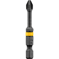 Embout Impact Ready no 2 Phillips 2' de Dewalt, Phillips, Embout #2, Prise 1/4", Longueur 2" Superchem Industries
