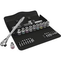 Zyklop Imperial Metal Ratchet with Switch Lever Set, 29 Pcs, 1/2" Drive Size Superchem Industries