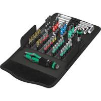 Kraftform Kompakt 100 Screw Driving set 52-PC, 6-1/32" L, Plastic Handle Superchem Industries