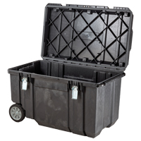 TOUGH CHEST Mobile Storage, 38-29/32" x 23-3/32" x 24-5/16", Black Superchem Industries