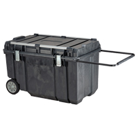 TOUGH CHEST Mobile Storage, 38-29/32" x 23-3/32" x 24-5/16", Black Superchem Industries